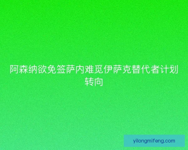 阿森纳欲免签萨内难觅伊萨克替代者计划转向
